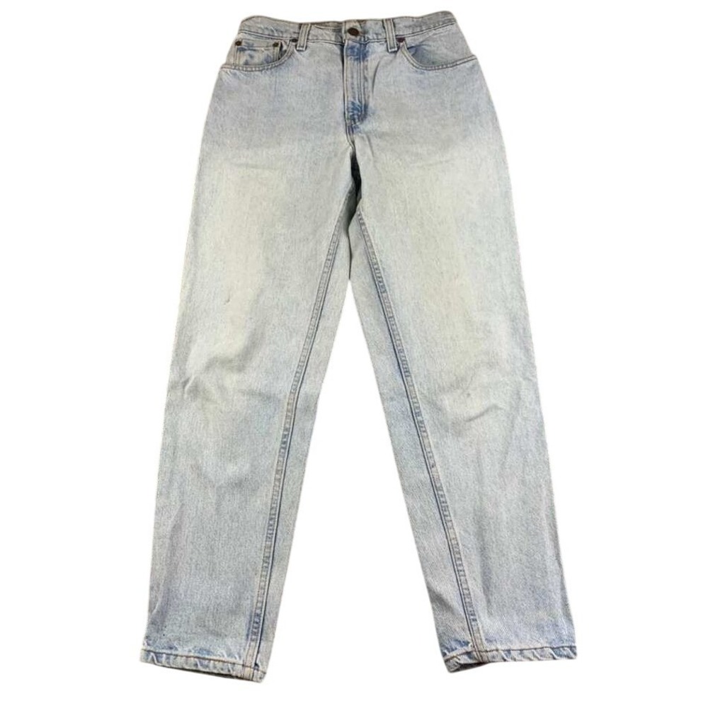 Vintage Levi's 551 Jeans Women‎ 8 Short Blue Relaxed Fit Tapered Leg USA Made